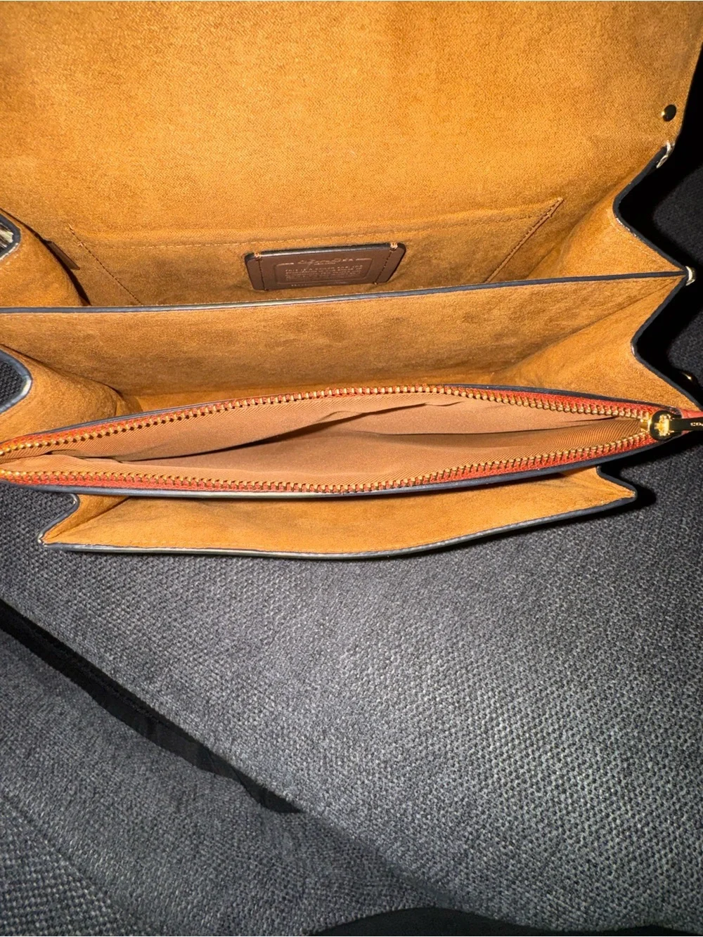 Coach Klare Crossbody Bag in Signature Canvas with Rivets